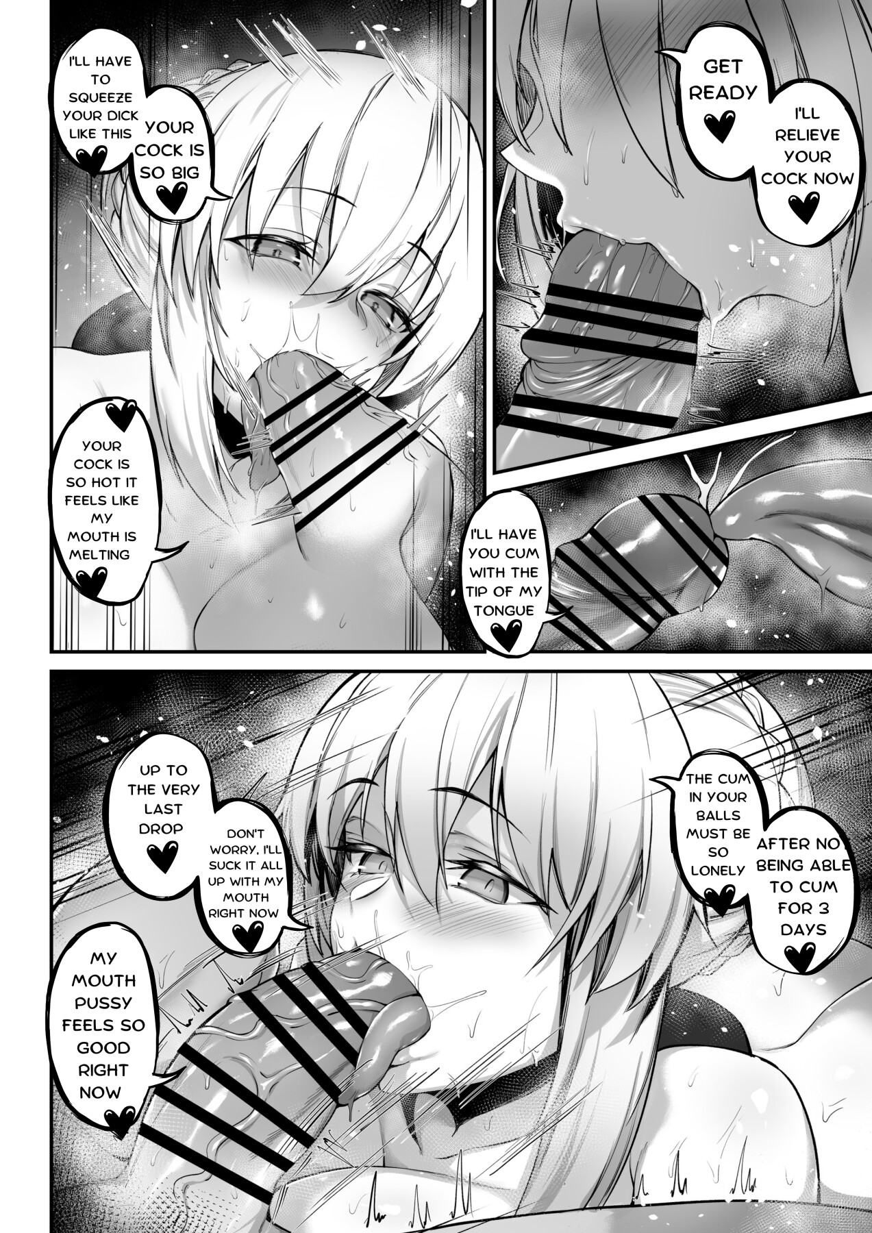 Hentai Manga Comic-Morgan and Her Sister's (Artoria Alter) Semen Squeezing Diary-Read-4